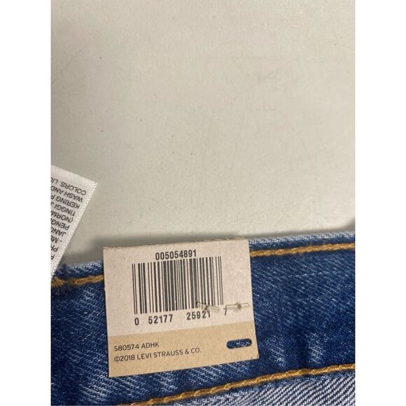 LEVI’S 505 Men’s Jeans 38X32 (36X31) New With Tags Blue‎ SEE DESCRIPTION - Picture 9 of 12